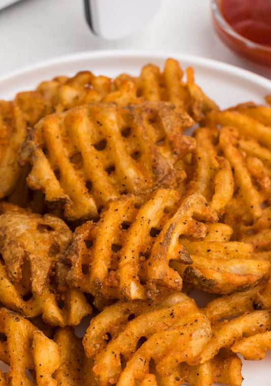 Crispy waffle Fries ( side only )